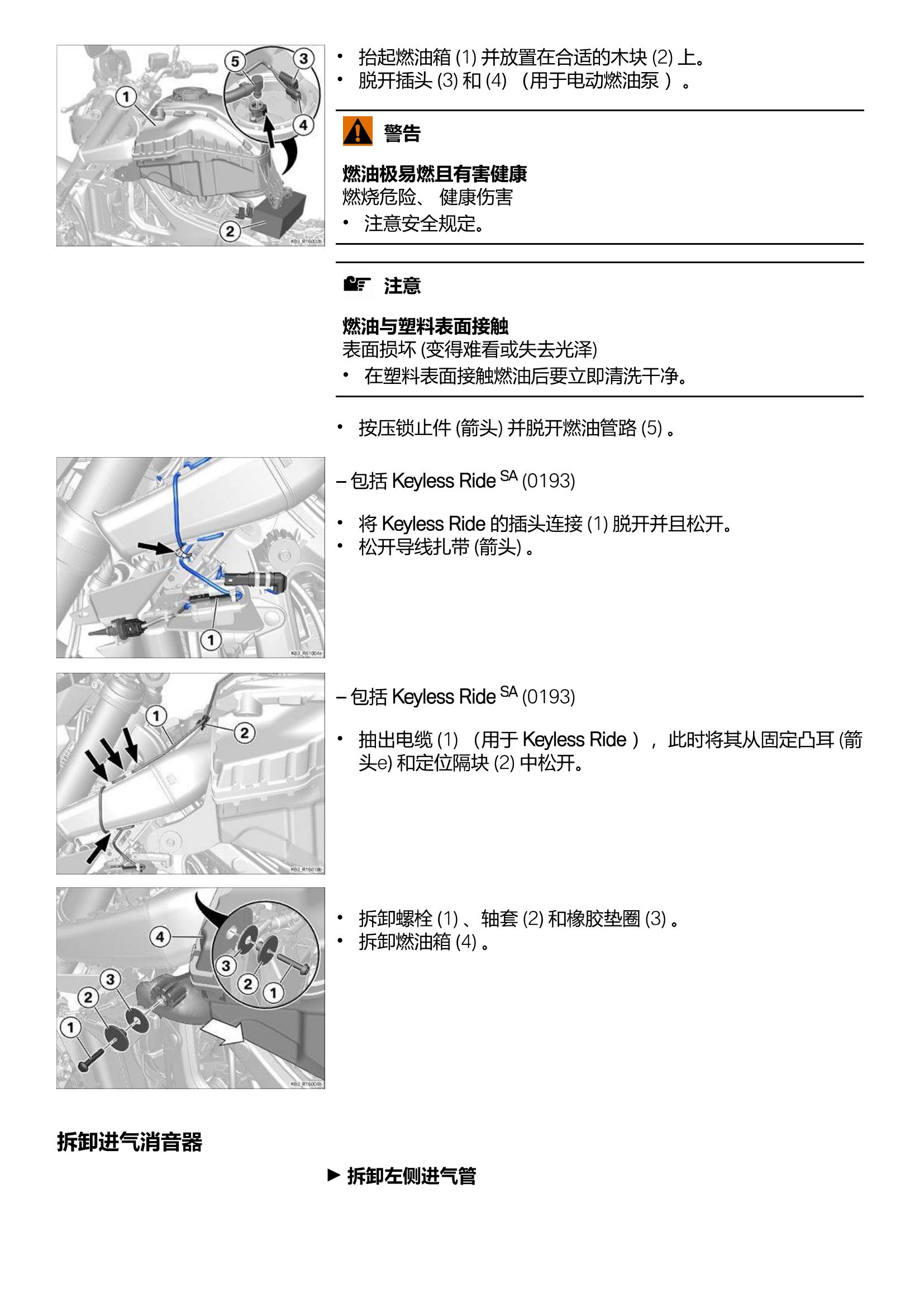 原版中文2021-2024年宝马F900R维修手册插图8