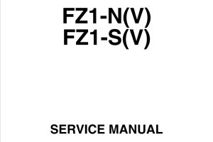 原版英文2006年雅马哈fz1n维修手册fz1s维修手册